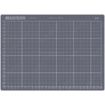 Base de Corte Autorreparable MADISON Tamaño A4 (21 x 29.7 cm) Gris