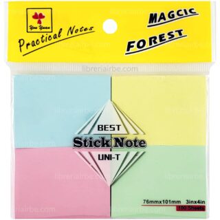 Bloc 400 Notas Adhesivas Pastel (50 x 38 mm)