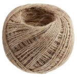 Ovillo de Cuerda de Yute Natural para Manualidades, Decoración y Empaquetado 1 mm