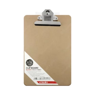 Plancheta Portapapeles, Clipboard, Tablero de Campo de Madera Trupan (MDF) con Sujetador de Metal DL
