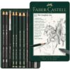 Set de 11 Piezas con Lápices y Tizas de Grafito con Accesorios PITT Graphite Faber-Castell