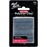 Arcilla Polimérica Mont Marte Signature 60 g - Gris Oscuro