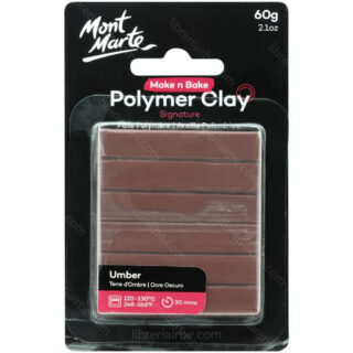 Arcilla Polimérica Mont Marte Signature 60 g - Ocre Oscuro