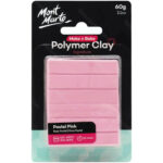 Arcilla Polimérica Mont Marte Signature 60 g - Rosa Pastel