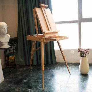 Caballete Plegable y Portátil, Extra Grande (144 - 188 cm), de Madera, Estilo Francés, Mont Marte Signature, para Lienzos hasta de 90 cm de Altura - Imagen 3