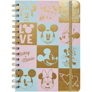 Cuaderno Espiral Tamaño A5 Mooving Mickey & Minnie
