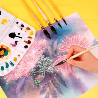 Pinceles Tradicionales para Acuarela Serie Mont Marte Premium Uso