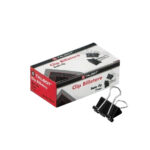 Caja 12 Sujeta Papeles - Binder Clips TALBOT - 19 mm