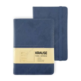 Cuaderno Notebook con Hojas Punteadas KRAUSE + Funda Tamaño A6 Azul