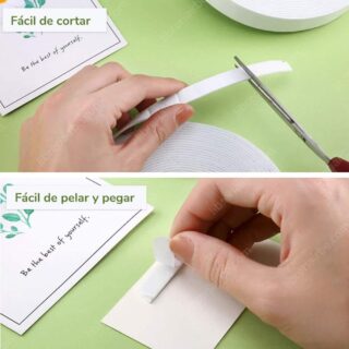 Rollo de Cinta Adhesiva Doble Contacto Acolchonada para Montaje Cerca Librería IRBE Cochabamba Bolivia