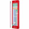 Set 12 EcoLápices Negros Triangulares de Grafito HB Faber-Castell Pastel con Goma
