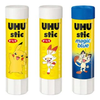 Set 3 Pegamentos en Barra UHU stic 8.2 g - Edición Pokémon Vista