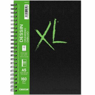 Art Book de Papel para Dibujo CANSON XL® Dessin con 60 Hojas de 160 g-m² Tamaño A5