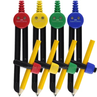 Compás de Plástico, con Abrazadera, Faber-Castell