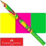 Lápiz Arcoiris, Multicolor, 3 Colores en 1, Jumbo, Triangular,Faber-Castell Fantasy Colours, Neón