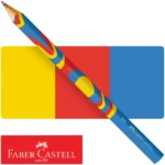 Lápiz Arcoiris, Multicolor, 3 Colores en 1, Jumbo, Triangular,Faber-Castell Fantasy Colours, Primari