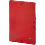 Folder Carpeta Rígida Tamaño Oficio con Solapas y Ligas KRAUSE - Rojo