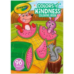 Libro para Colorear Crayola de 96 Páginas + Stickers - Colors of Kindness