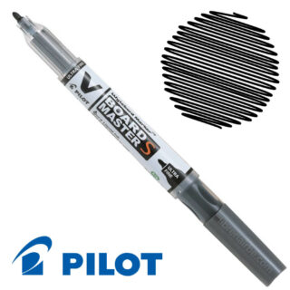 Marcador de Agua para Pizarra Blanca Recargable PILOT V-Board Master S Ultra Fine - Negro
