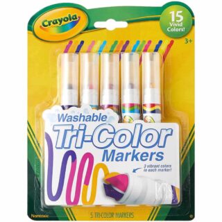 Set de 5 Marcadores Lavables Tri-Color Crayola