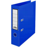 Archivador de Palanca PVC Tamaño Oficio - Lomo Ancho - Azul