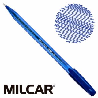 Bolígrafo 0.7 mm MILCAR TRI-X - Azul
