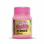 Pintura Acrílica Mate para Artesanía Acrilex - 37 ml - 537 - Rosa