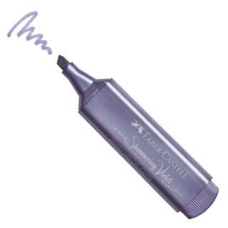 Resaltador Faber-Castell Textliner 46 Metallic - Shimmering Violet