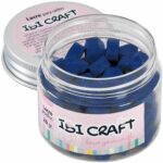 Lacre para Sellos, Perlas de Cera IBI CRAFT - Bote con 20 g - Azul Oscuro
