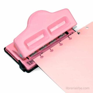 Perforadora Metalica de 4 Orificios para Sistema de Discos Encuadernacion Inteligente Uso Librería IRBE Cochabamba Bolivia