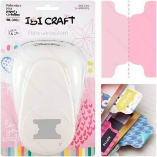 Perforadora de Separadores / Pestañas de 6 cm para Papel, Cartulina, IBI CRAFT