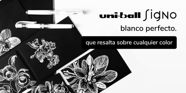 Boligrafo Gel Blanco uni ball Signo Broad UM 153 IRBE 2022 Final White Librería IRBE Cochabamba Bolivia
