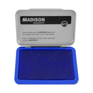 Tampo, Almohadilla para Sellos MADISON Nº 2 (Mediano) - Azul
