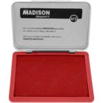 Tampo, Almohadilla para Sellos MADISON Nº 3 (Grande) - Rojo