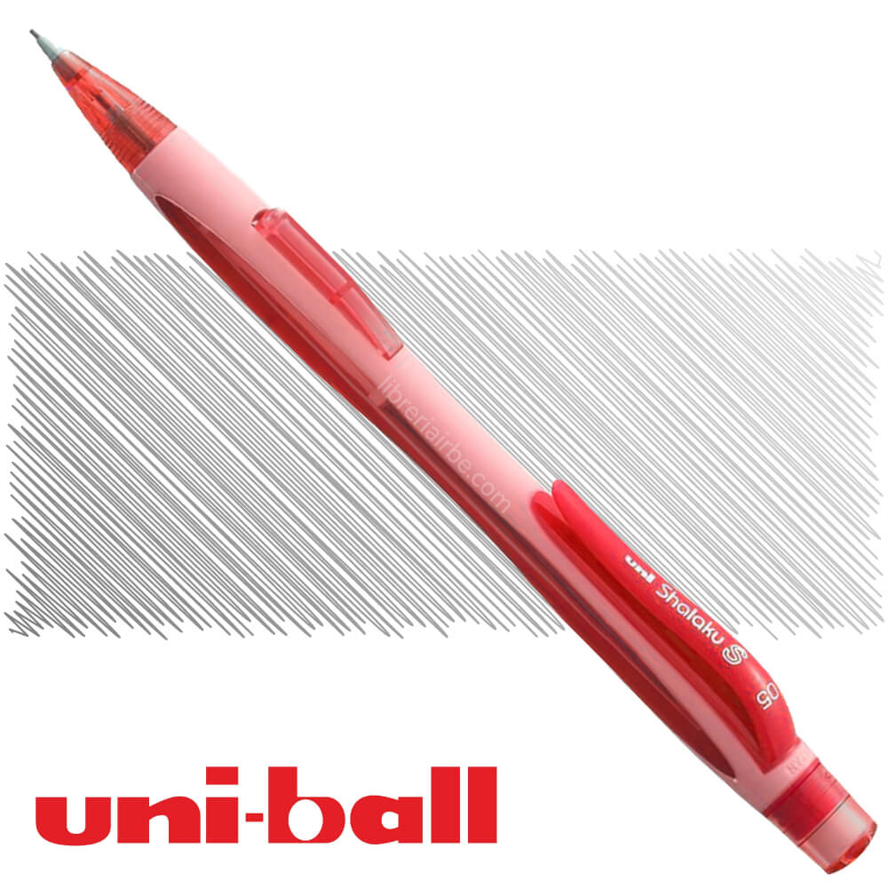 Portaminas 0.5 mm uni-ball SHALAKU S - Rojo