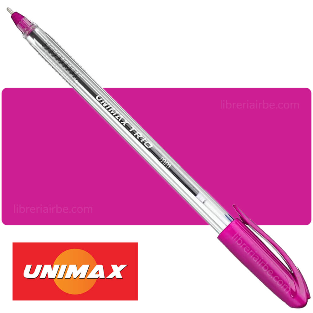 Bolígrafo 0.5 mm UNIMAX TRIO - Rosa