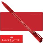 Bolígrafo de Tinta Gel Borrable, 0.7 mm, Faber-Castell Erase It - Rojo