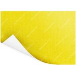 Pliego de Papel Araña Plastificado, 50 x 70 cm - Amarillo