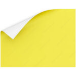 Pliego de Papel Lustre, Lustroso, 50 x 70 cm - Amarillo Limón