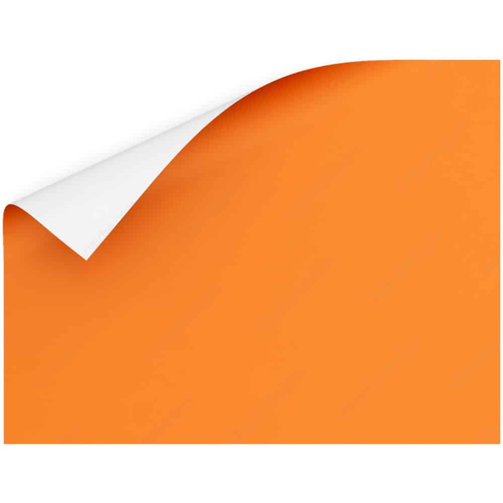 Pliego de Papel Lustre, Lustroso, 50 x 70 cm - Naranja