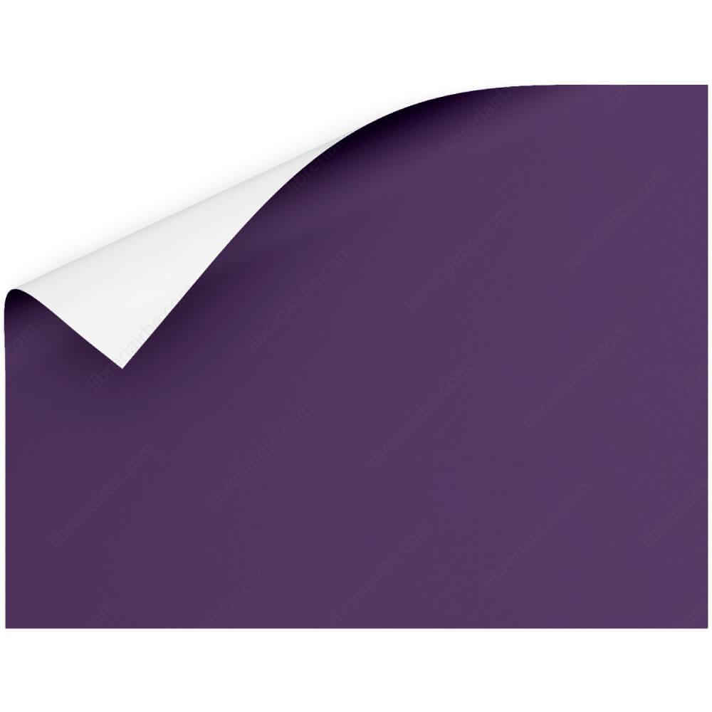 Pliego de Papel Lustre, Lustroso, 50 x 70 cm - Violeta