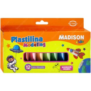 Set 12 Barras Triangulares de Plastilina Modeling MADISON Kids