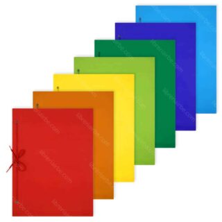 Tapas de Carpeta Tamaño Carta para Hojas de 3 Perforaciones CENTRAL Colores