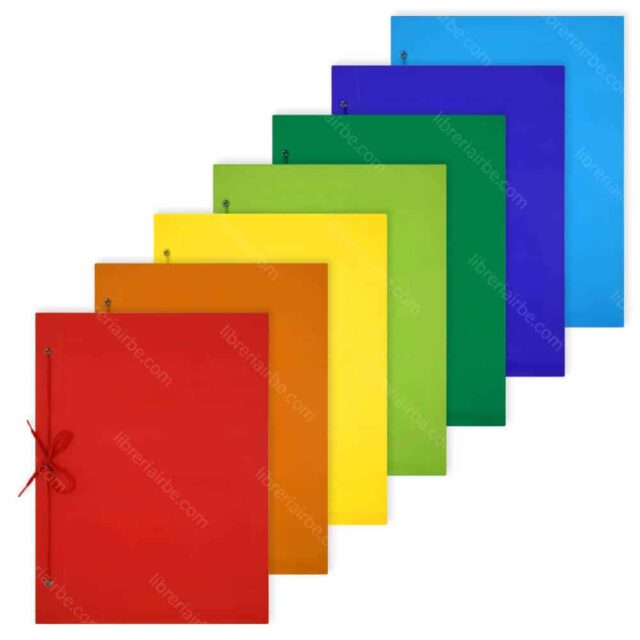 Tapas de Carpeta Tamaño Carta para Hojas de 3 Perforaciones CENTRAL Colores
