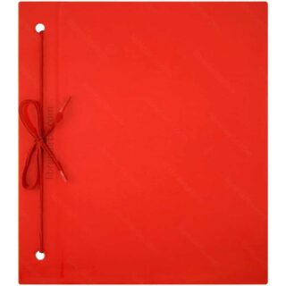 Tapas de Carpeta Tamaño Medio Oficio para Hojas de 3 Perforaciones Central