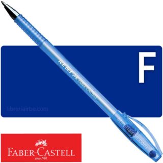 Bolígrafo Punta Fina, Faber-Castell ICE 061, Azul