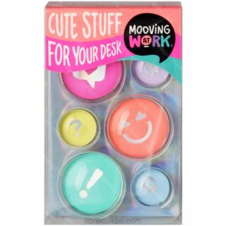 Imanes de Vidrio, Mooving at Work Mania, Set de 6 Piezas