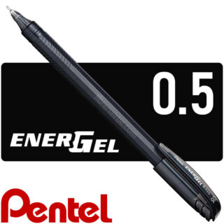Bolígrafo Gel Pentel EnerGel 0.5 mm BL415 - Negro