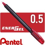 Bolígrafo Gel Pentel EnerGel 0.5 mm BL415 - Rojo