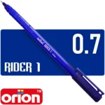 Bolígrafo Punta Fina de 0.7 mm, Orion Rider 1, Azul